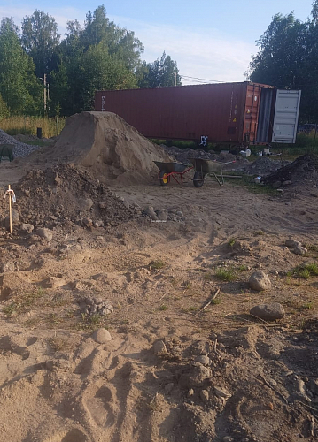 Глубинный дренаж в условиях сложных грунтов в Барышево Ленинградской области