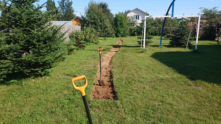 Отрезаем глубокие грунтовые воды в Вартемягах