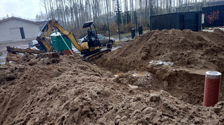 Ремонт и дополнение дренажа в Ильичёво.