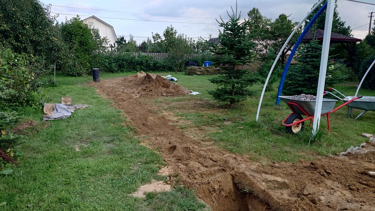 Отрезаем глубокие грунтовые воды в Вартемягах