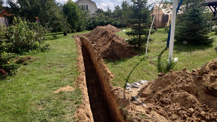 Отрезаем глубокие грунтовые воды в Вартемягах